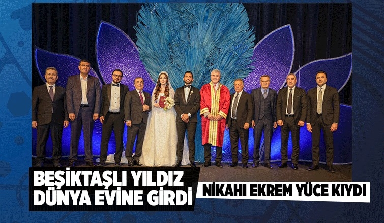 Beşiktaşlı Umut, Merve Aydemir'le evlendi