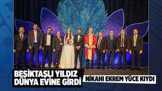 Beşiktaşlı Umut, Merve Aydemir'le evlendi