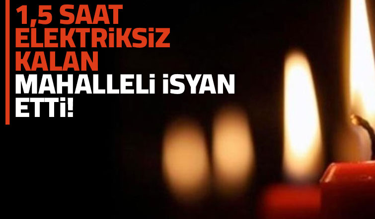 Beşköprü 1,5 saat elektriksiz kaldı