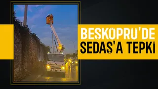 Beşköprü'de SEDAŞ'a elektrik kesintisi ve voltaj düşüklüğü tepkisi