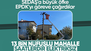 Beşköprü'de SEDAŞ isyanı; Saatlerdir elektrik yok