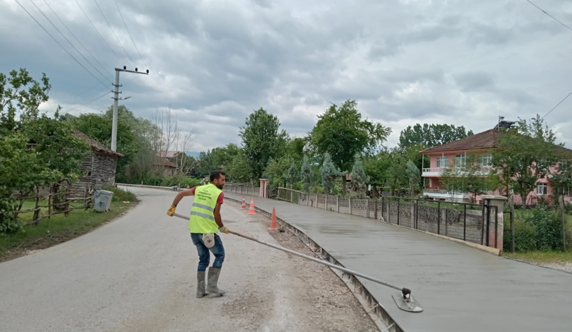 Beton Yaya Yolu Harunusta'da devam ediyor
