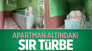 Betonlar arasında kalan sır türbe