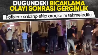 Bıçaklama sonrası polislere saldırdılar 3 gözaltı