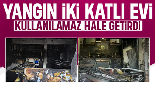 Bıçkıdere'de ev yangını