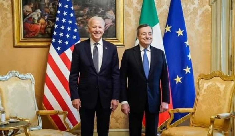 Biden ve İtalya Başbakanı Draghi Ukrayna krizini konuştu