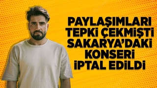 Bilal Hancı'nın konseri paylaşımları nedeniyle iptal edildi
