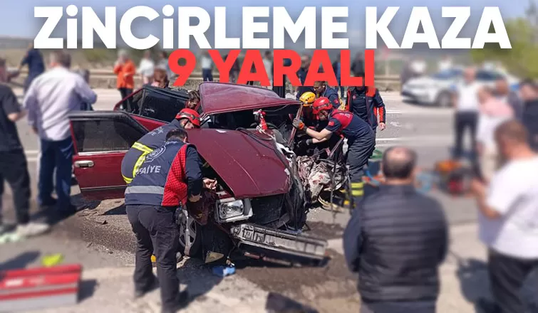 Bilecik-Sakarya yolunda kaza: 9 yaralı