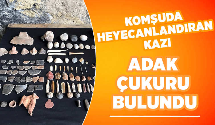 Bilecik'te adak çukuru bulundu