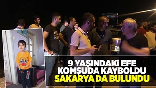 Bilecik'te kaybolan çocuk Sakarya'da bulundu
