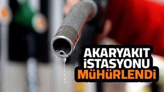 Bilecik yolunda akaryakıt istasyonu mühürlendi