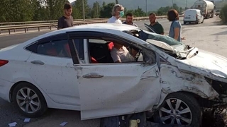 Bilecik yolunda kaza