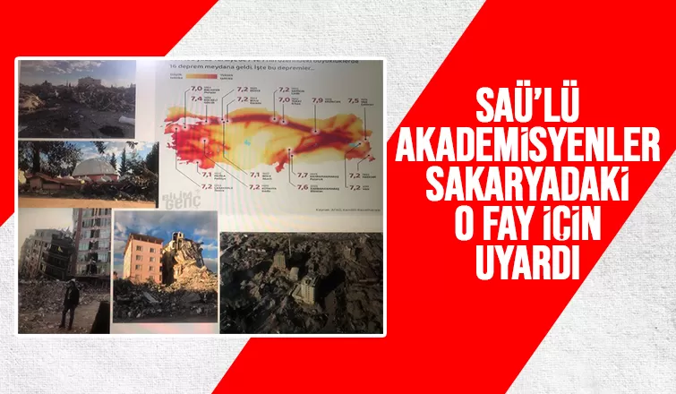 Bilim adamları Sakarya'daki fay hattına dikkat çekti