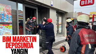 BİM'in deposunda yangın
