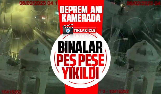 Binaların ardı ardına yıkıldığı görüntüler ortaya çıktı