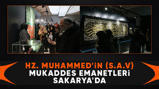 Binlerce kişi mukaddes emanetleri görmek için akın etti