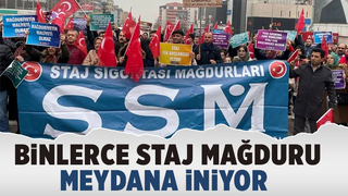 Binlerce staj mağduru İstanbul'da seslerini duyuracak
