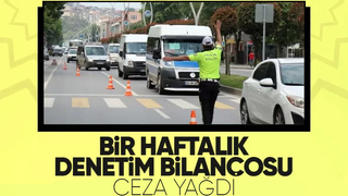 Bir haftada 3 milyona yakın araç denetlendi