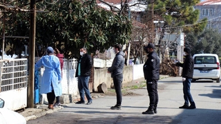 Bir karantinada o ilçeden