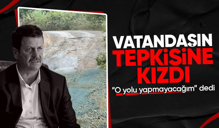 Bir kişi öldü vatandaş tepki gösterdi başkan rest çekti