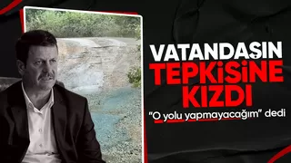 Bir kişi öldü vatandaş tepki gösterdi başkan rest çekti