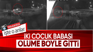 Bir kişinin öldüğü kaza kamerada