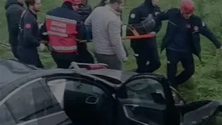 Bir kişinin öldüğü kaza sonrası yol tepkisi