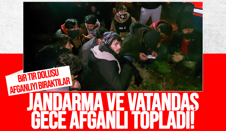 Bir tır dolusu Afganı Akyazı'ya bıraktılar