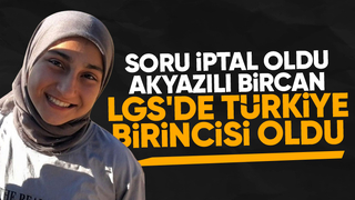 Bircan Sena Yıldız LGS'de Türkiye birincisi