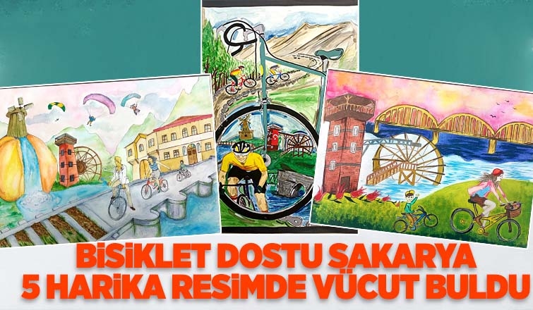 Bisiklet Dostu Şehir Sakarya resim yarışması sonuçlandı