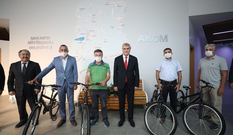 Bisiklet ödülleri sahiplerini buldu