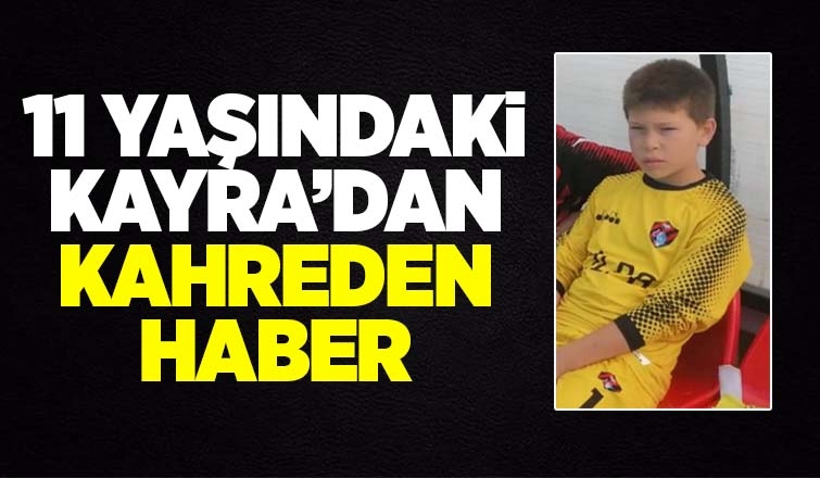 Bisikletle kaza yapan Kayra'dan acı haber