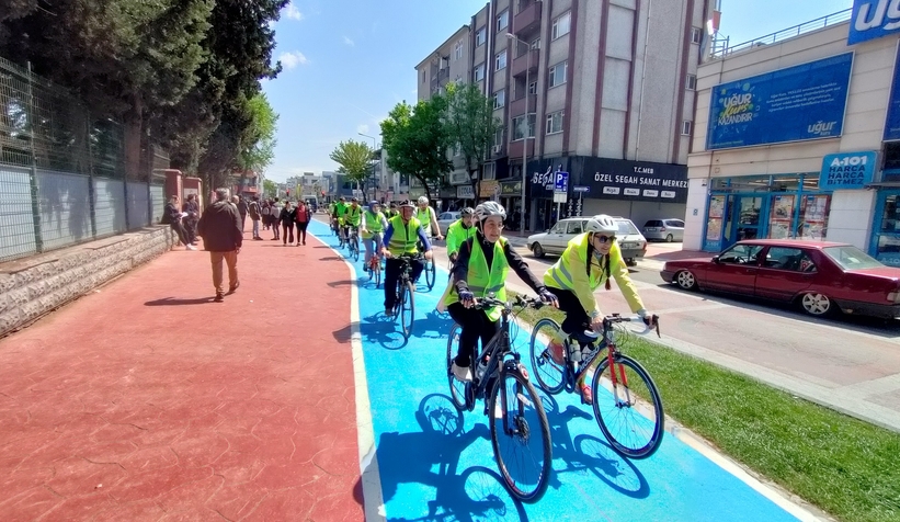 Bisikletliler Kalp Sağlığı Haftası Bisiklet Turu’nda pedalladı