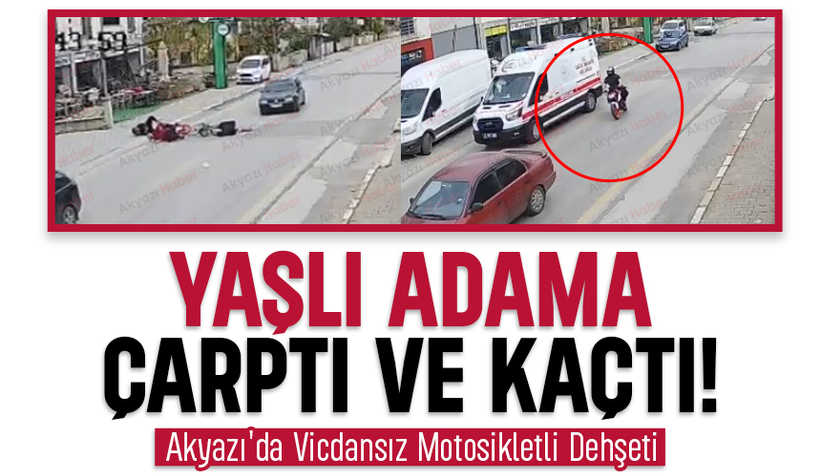 Bisikletliye Çarpan Motosikletli Firar Etti