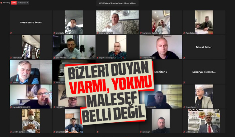 Bizleri duyan var mı, yok mu maalesef belli değil