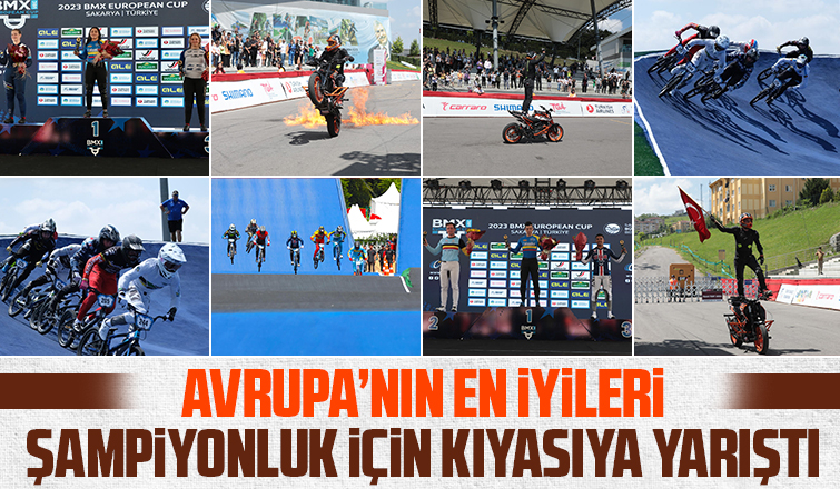 BMX European Cup'ta kazananlar belli oldu