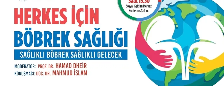 Böbrek sağlığına dair her şey bu programda konuşulacak