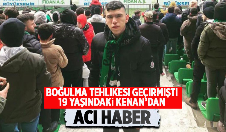 Boğulmak üzereyken kurtarılan Kenan hayata tutunamadı