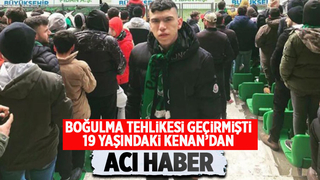 Boğulmak üzereyken kurtarılan Kenan hayata tutunamadı