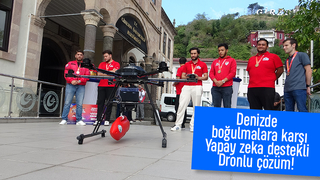 Boğulmalara dronlu çözüm; hayat kurtaracak!