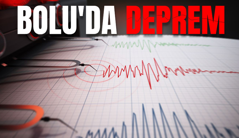 Bolu'da deprem