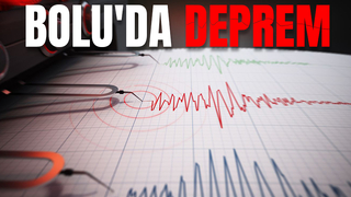 Bolu'da deprem