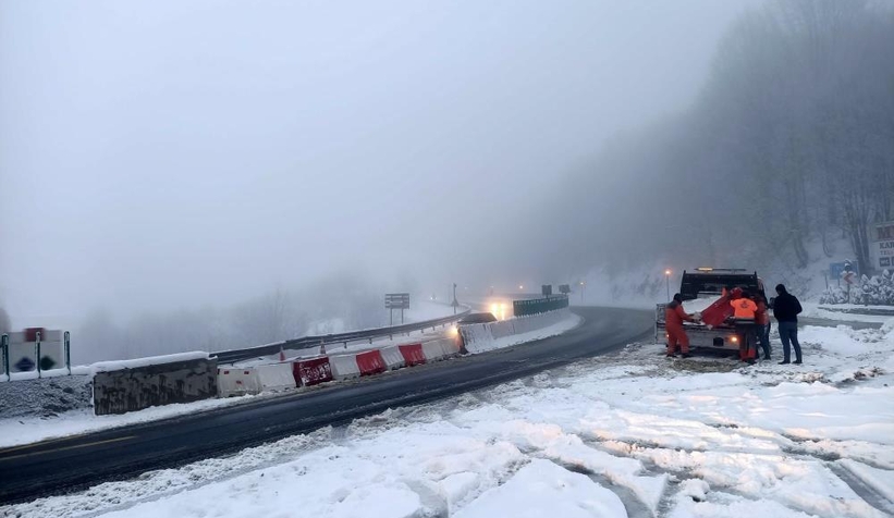 Bolu Dağı İstanbul istikameti trafiğe açıldı
