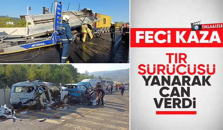 Bolu Dağı'nda korkunç kaza