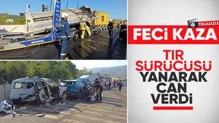 Bolu Dağı'nda korkunç kaza