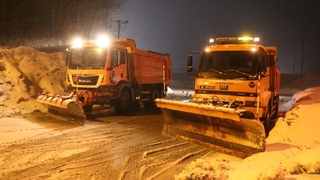 Bolu Dağı’nda kar yağışı etkili oluyor