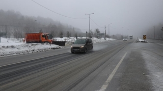 Bolu Dağı’nda kar yağışı etkili oluyor
