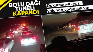 Bolu daki trafikten kaçanlar Akyazı da yoğunluk oluşturdu