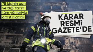 Bolu'daki yangın faciasına ilişkin araştırma komisyonu kurulması kararı Resmi Gazete'de