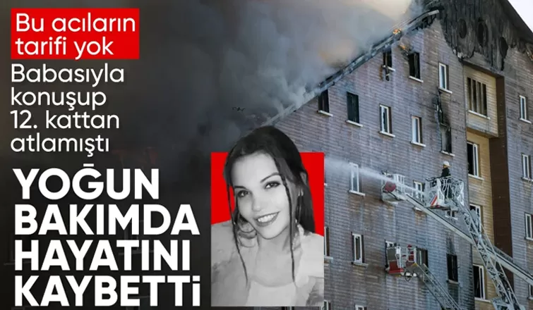 Bolu'daki yangın faciasında 12'nci kattan atlamıştı: Şevval Şahin'den acı haber geldi